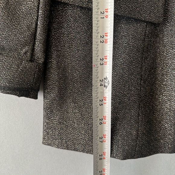 Lane Bryant Blazer Women Size 16 Metallic - Picture 4 of 5